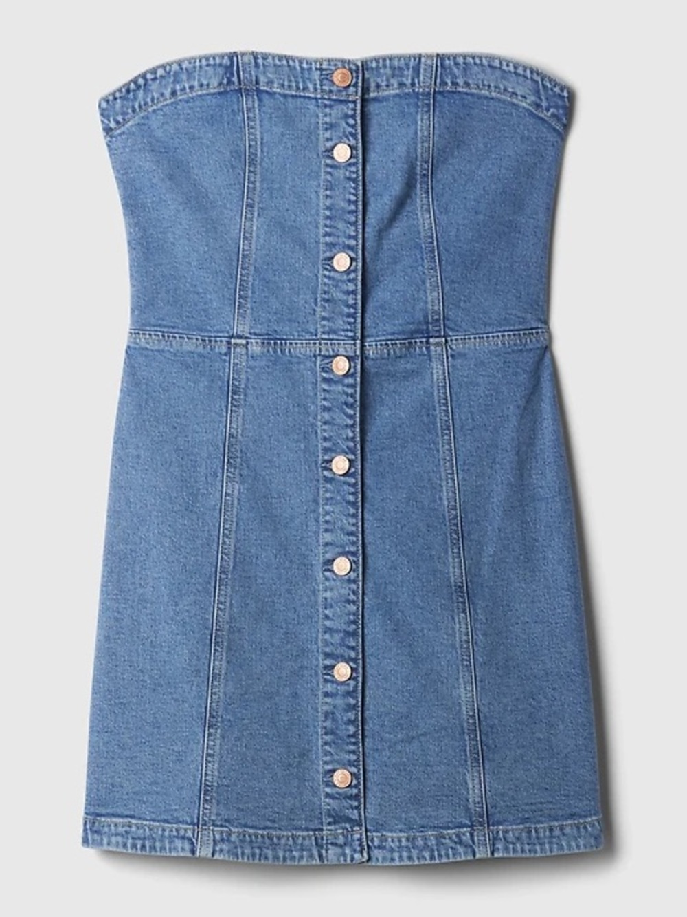 ! Gap Denim Strapless Button-Front Women’s Jeans Dress - Blue size large